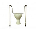 HEIGHT ADJ. TOILET SAFETY RAIL SS