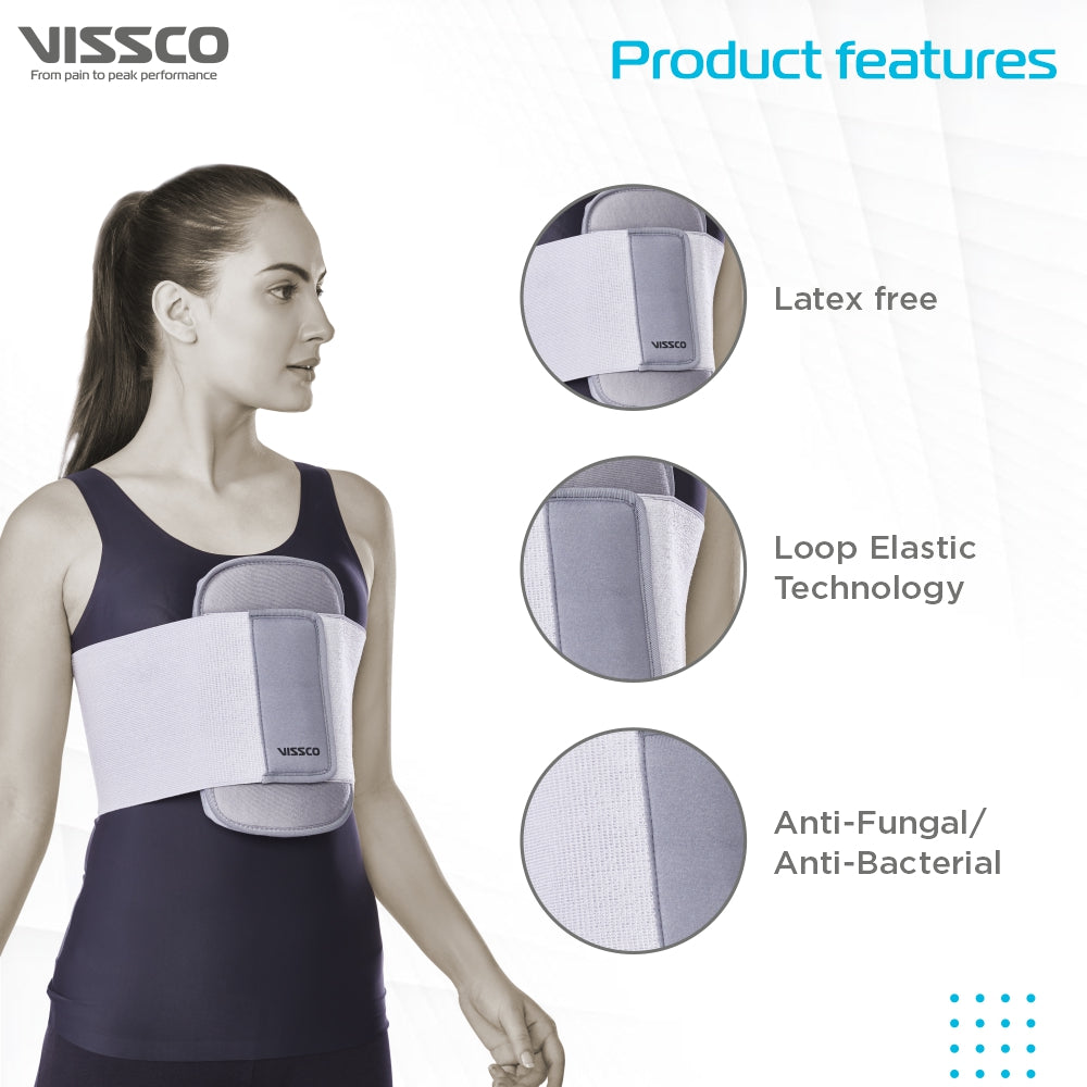 "VISSCO STERNAL BRACE (GREY COLOUR) STANDARD"