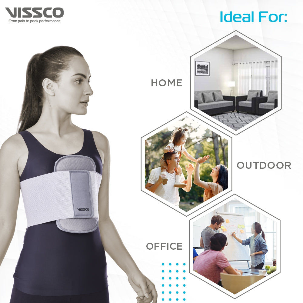 "VISSCO STERNAL BRACE (GREY COLOUR) STANDARD"