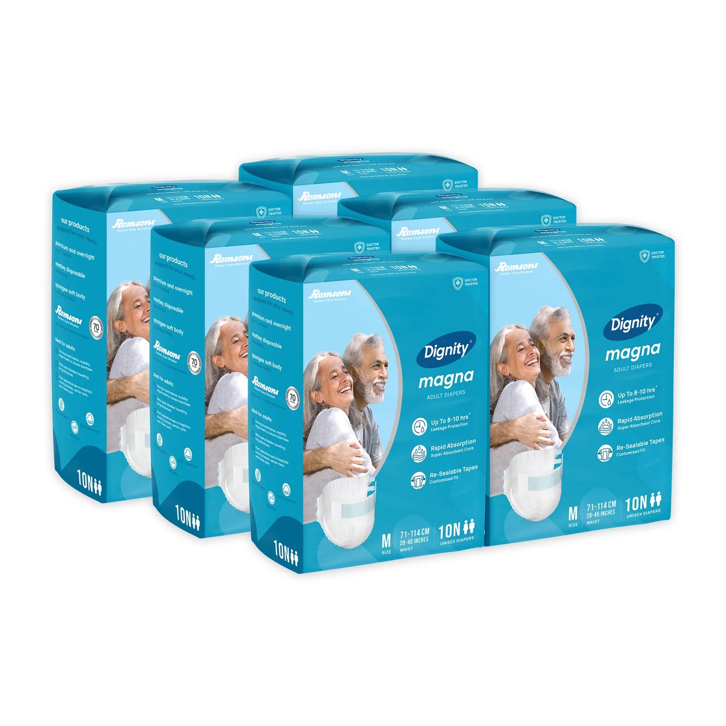 Dignity Magna Adult Diapers (10 Pcs/Pack)