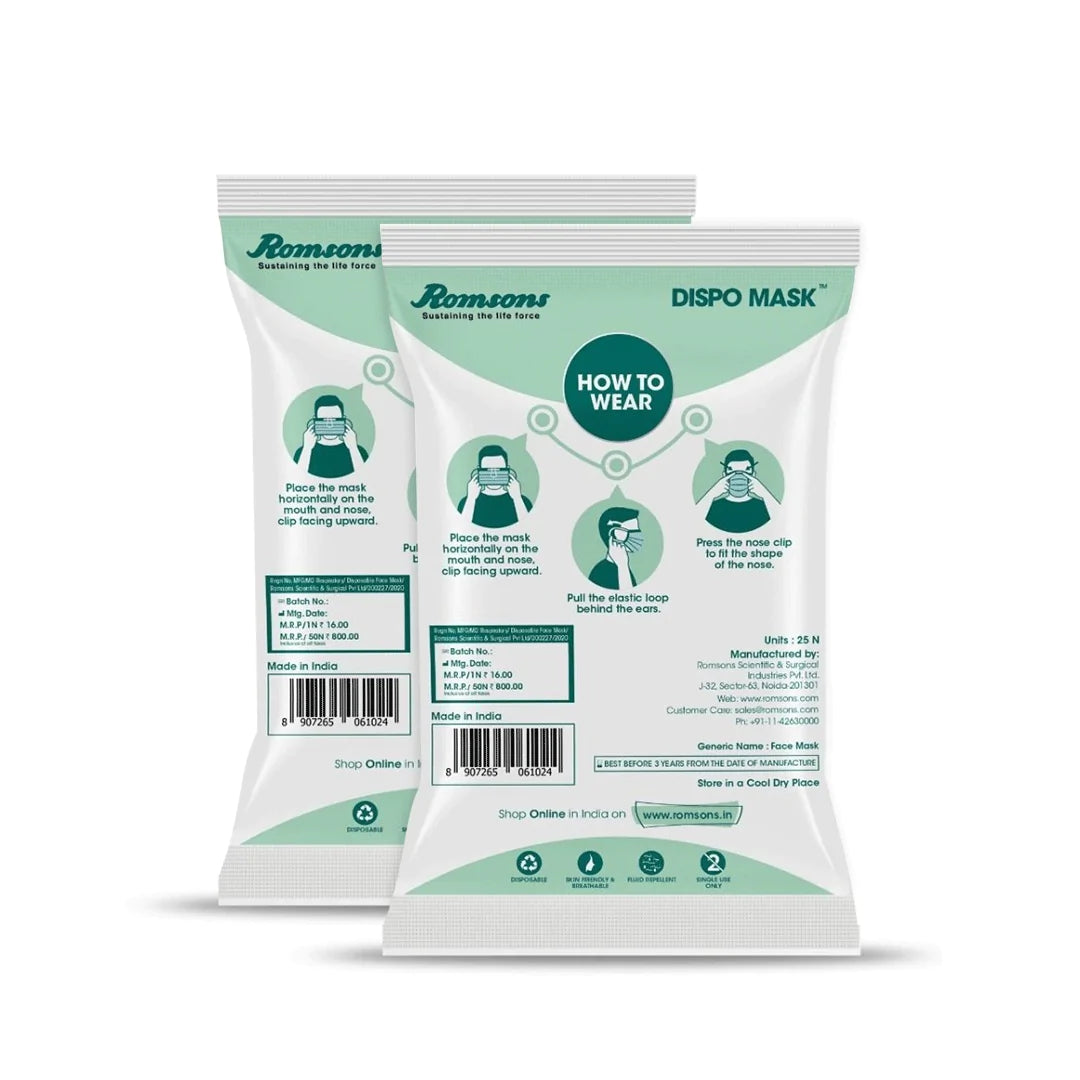 Dispo Mask (25 Pcs/Pack)