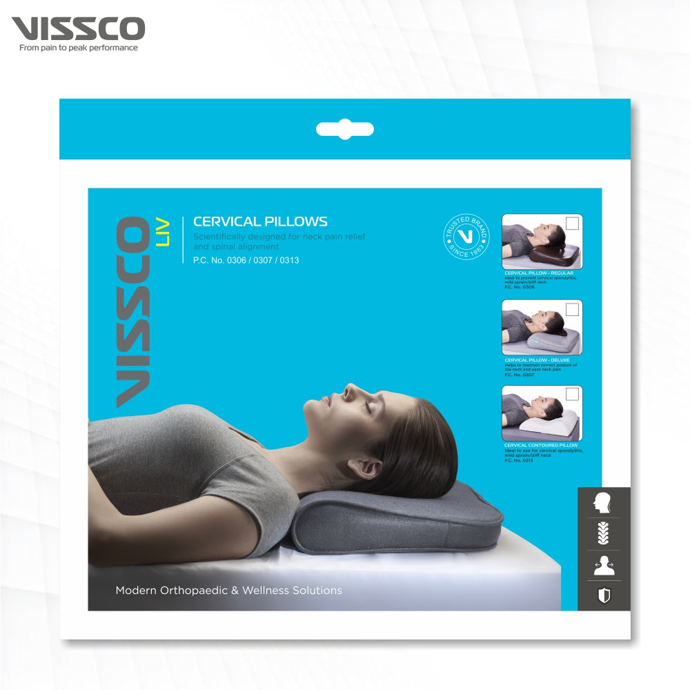 CERVICAL PILLOW - DELUX (Grey)