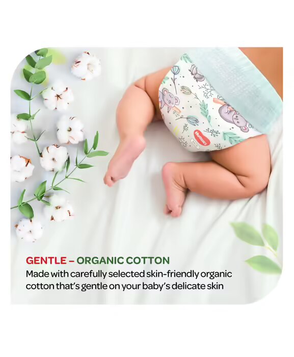 Huggies Premium Nature Care Pants Medium Size Diapers - 22 Pieces
