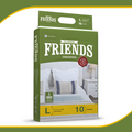 FRIENDS UNDER PADS - GREEN STRIP LARGE PREMIUM 60X90 CM 10's × 12 C