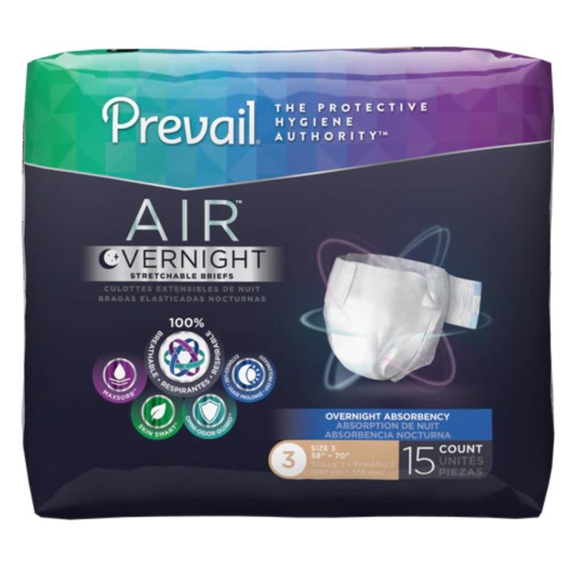 Prevail Air Overnight Adult Diapers