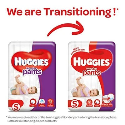Huggies Wonder Pants Diapers, Small (Pack of 86)