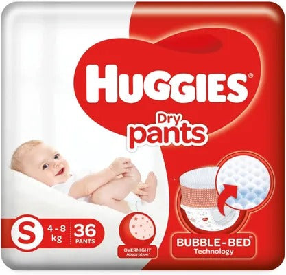 Huggies Dry pants Small - S (36 Pieces)