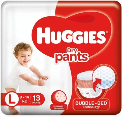 Huggies Dry pants Large - L (13 Pieces)