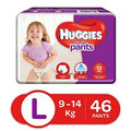 Huggies Wonder Pants Diapers, Large (Pack of 46)