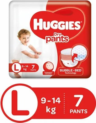 Huggies Dry pants Large - L (7 Pieces)
