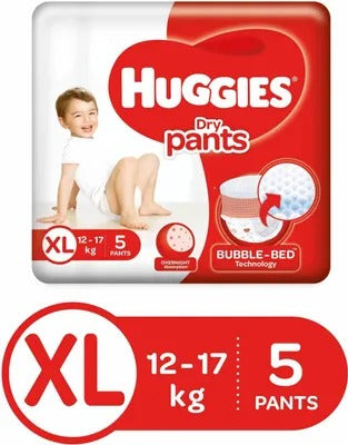 Huggies Dry pants- XL - XL (5 Pieces)