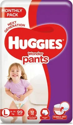 Huggies Wonder pants - L (99 Pieces)