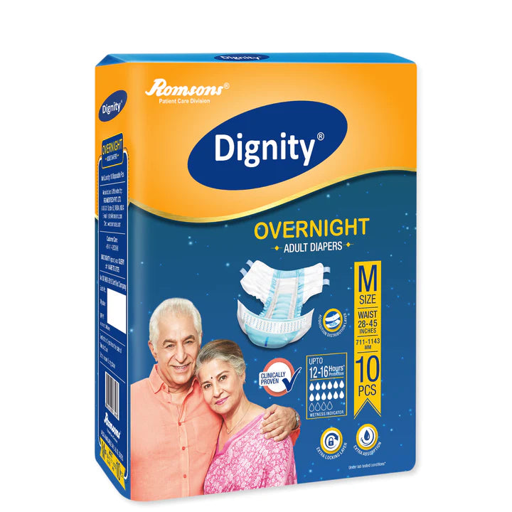 Dignity Overnight Adult Diapers (10 Pcs/Pack)